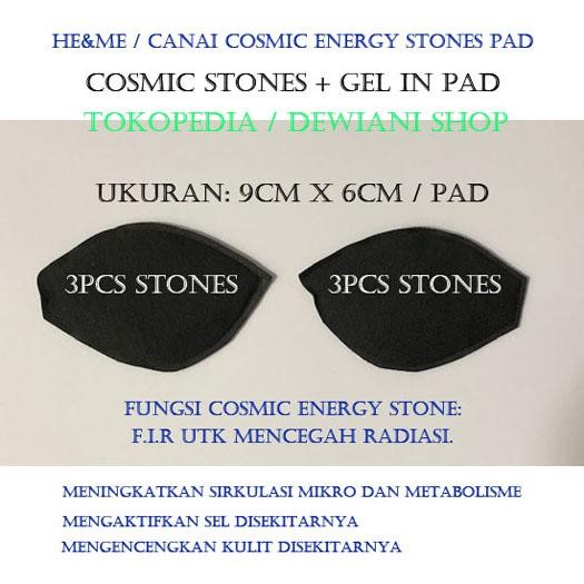 He&Me Canai Cosmic Energy Stone Pad Bag (Sepasang)