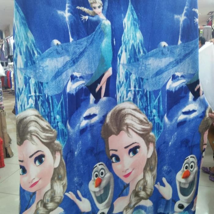Selimut bulu frozen
