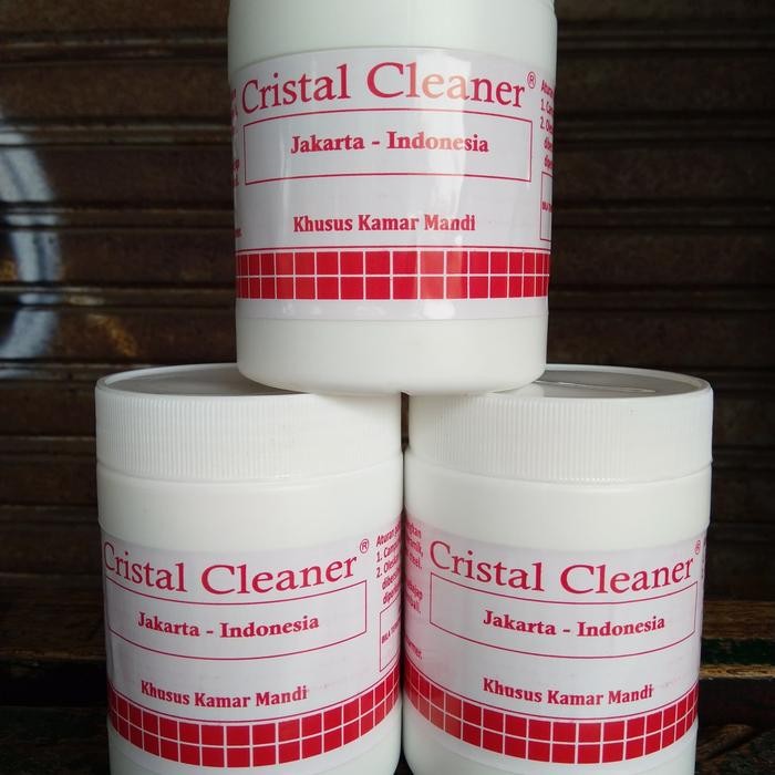 Cristal Cleaner Pembersih Efektif untuk Porselen, Keramik, Teraso, Wastafel, dan Closet - 400gr -