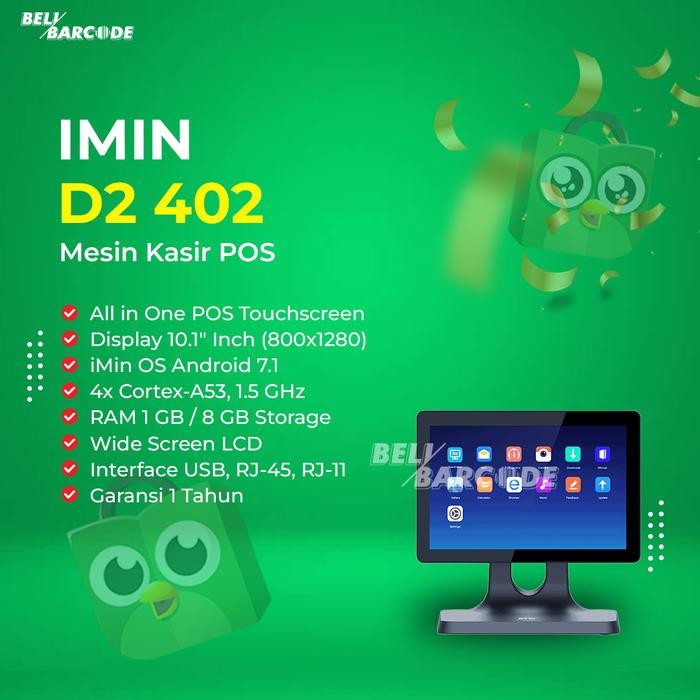 PAKET MESIN KASIR ANDROID IMIN ALL SET UNTUK CAFE RESTO - MOKA POS