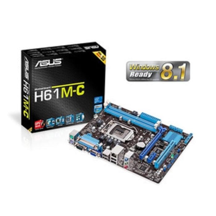 MOTHERBOARD ASUS H61M-A / H61M-C /H61M-E - LGA1151 DDR3 GRATIS ONGKIR