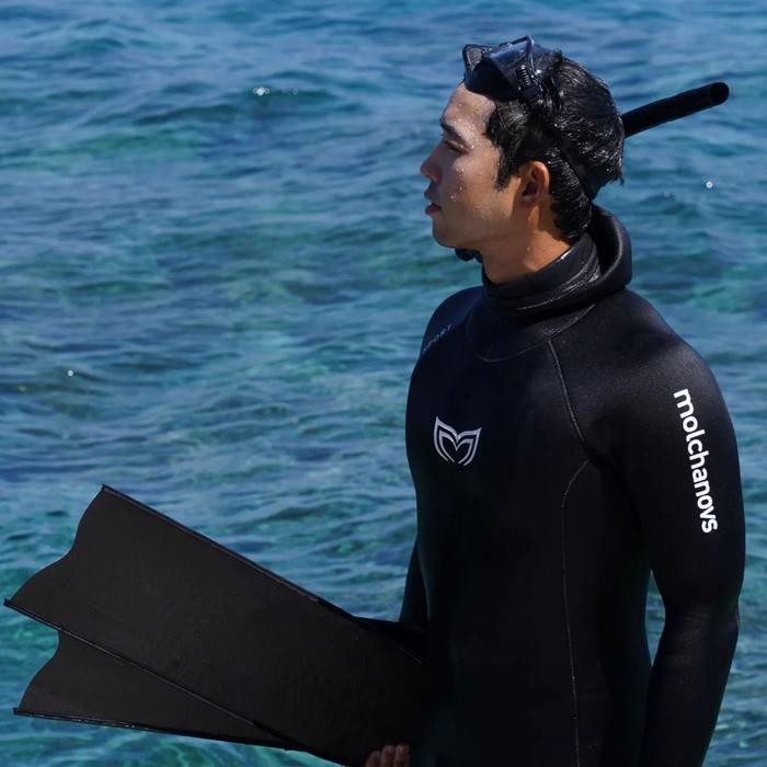 Molchanovs Men's SPORT Wetsuit 2.5mm Double-Lined / Pakaian Wetsuit Pria