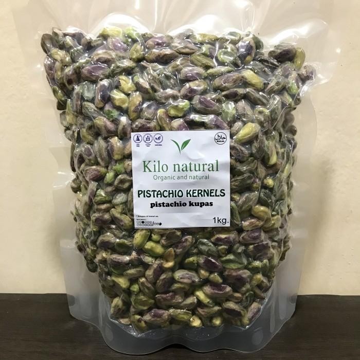 

Raw Pistachio Kernel 1kg/ Pistachio Mentah Kupas 1KG New