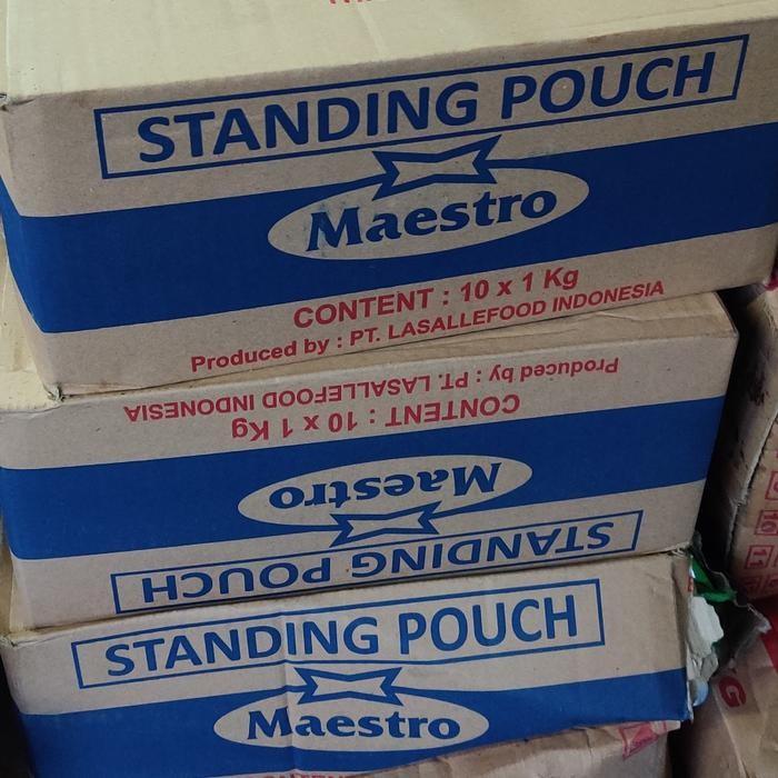 

Mayonaise Maestro Light 1 kg Karton isi 10pcs Refill Pouch Dus MURAH New