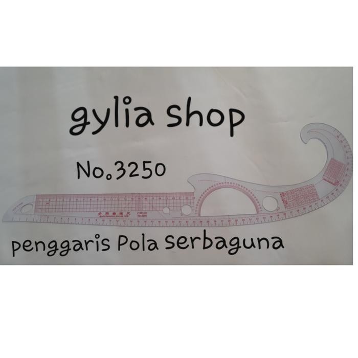 

Penggaris Pola Jahit / Menjahit / Multi Function Curved Ruler No.3250