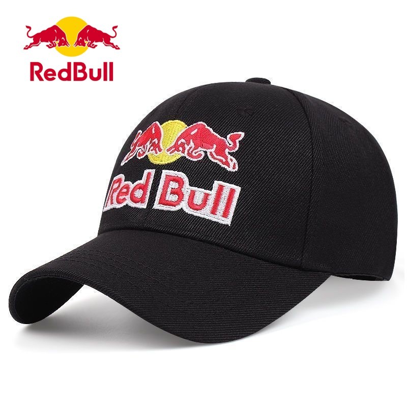 Classic Red Bull Racing Hat Men's Red Bull Baseball Hat Women's Sun Hat Summer Red Bull Sports Hat A