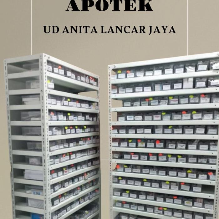 Rak apotek obat 14 susun murah kualitas premium