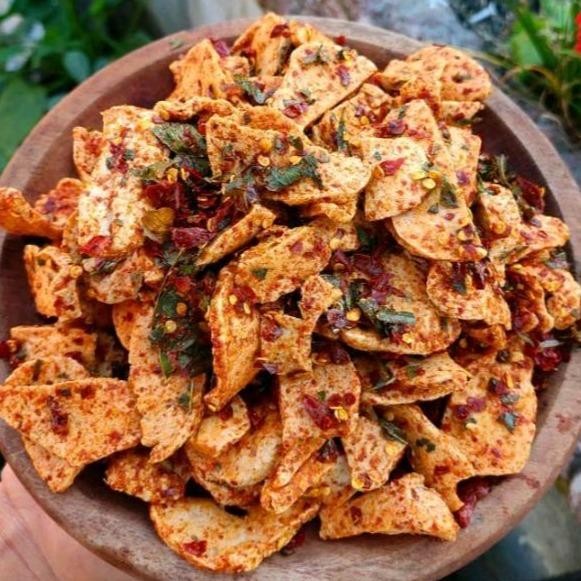 

Basreng Bulat Pedas Daun Jeruk 1kg - Cemilan Instan Food Snacks Goreng Camilan Makanan