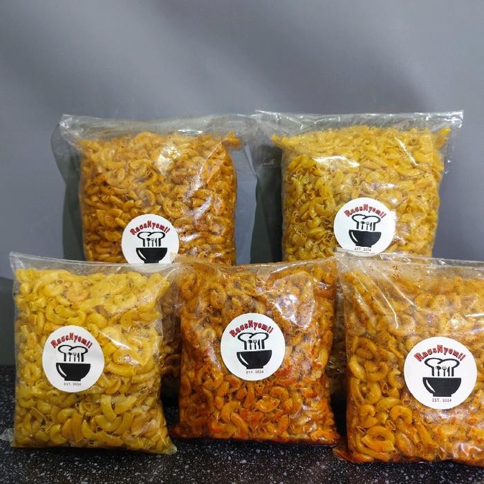 

MAKARONI CIKRUH 250g - 1kg ORIGINAL - MAKARONI GORENG ORIGINAL DAUN JERUK (tidak pedas) Makanan