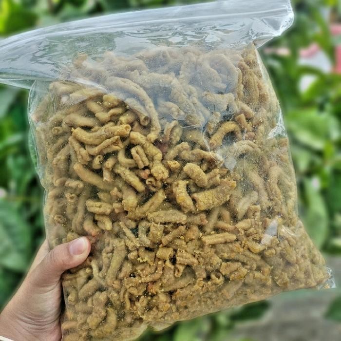 

kripik usus ayam crispy premium 1kg Makanan Pedas Camilan Snack Keripik Cemilan Food
