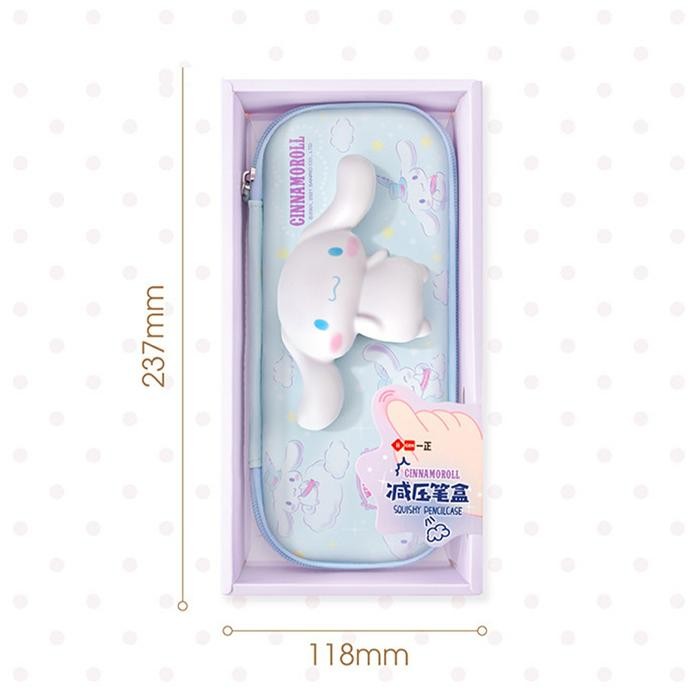 

TEMPAT PENSIL SANRIO SQUISHY CINNAMOROLL KUROMI MELODY KOTAK PULPEN ALAT TULIS STATIONERY PLASTIK
