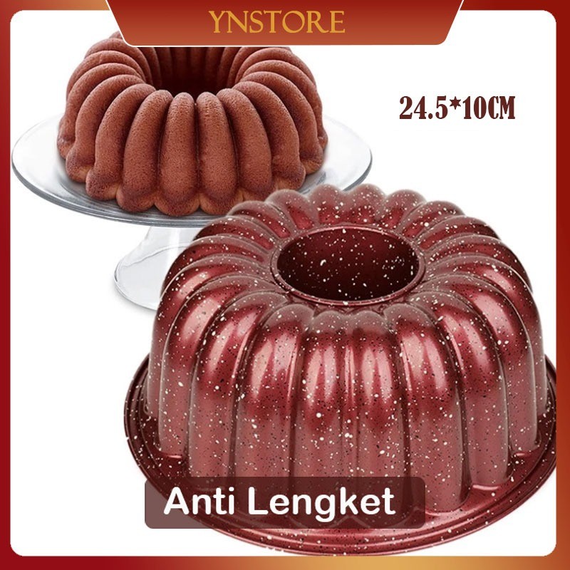 Loyang Kue Bolu Klasik Anti Lengket Cetakan Marmer Kue Anti Lengket Loyang Cetakan Kue Bolu