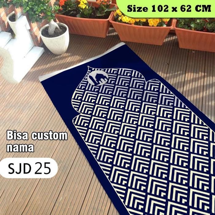 CETAK SAJADAH DEWASA CUSTOM PRINTING CORDOVA NAMA HADIAH KADO (C)