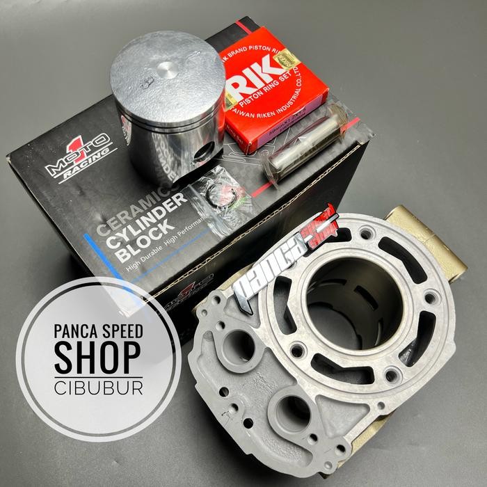 BLOK SEHER MOTO 1 NINJA R NINJA RR UKURAN 59MM CERAMIC CYLINDER BLOK