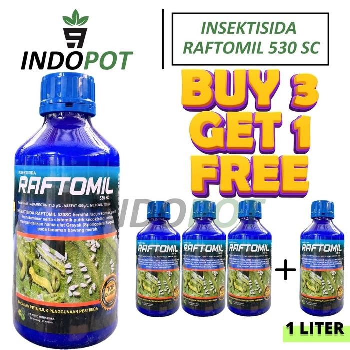 RAFTOMIL 530 SC 1 Liter Insektisida Sistemik Pengendali Hama Tanaman Holtikultura