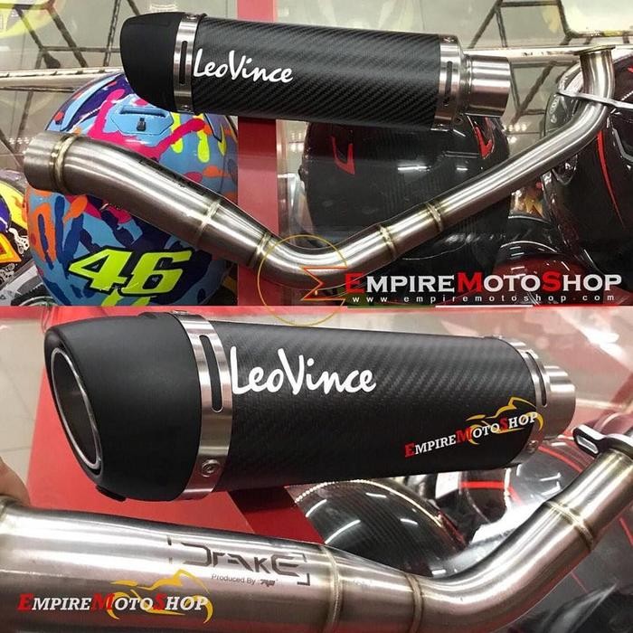 KNALPOT LEOVINCE CORSA EVO YAMAHA AEROX 155 FULLSYSTEM BERKUALITAS