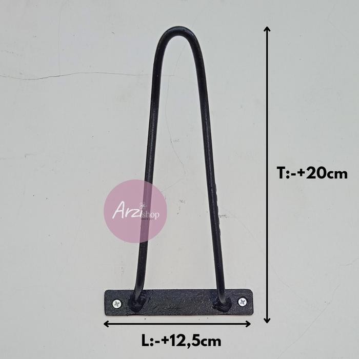 Gantungan Helm/Rak Helm/Rak Gantungan Helm Besi+Kayu/Tempat Helm Besi Gratisongkir