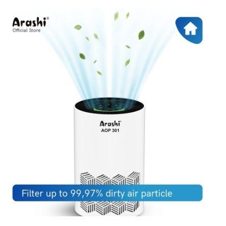 Laris Air Purifier Arashi Aop 301 Portable With Hepa Filter Aop301