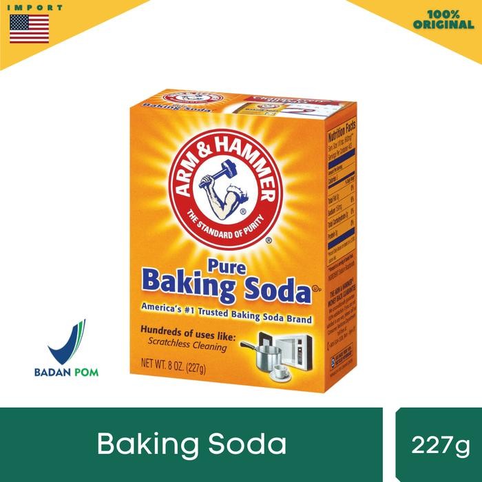 

JTTOP" BAKING SODA ASLI USA MERK ARM & HAMMER BAKING SODA 226GR