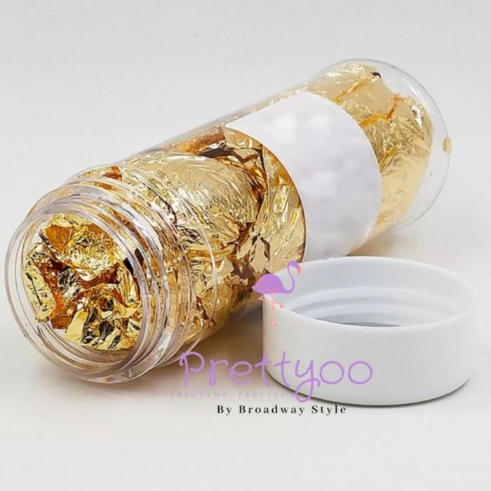 

JTTOP" EDIBLE GOLD LEAF JUMBO BOTOL / GOLD SHEET LEAF PAPER KERTAS