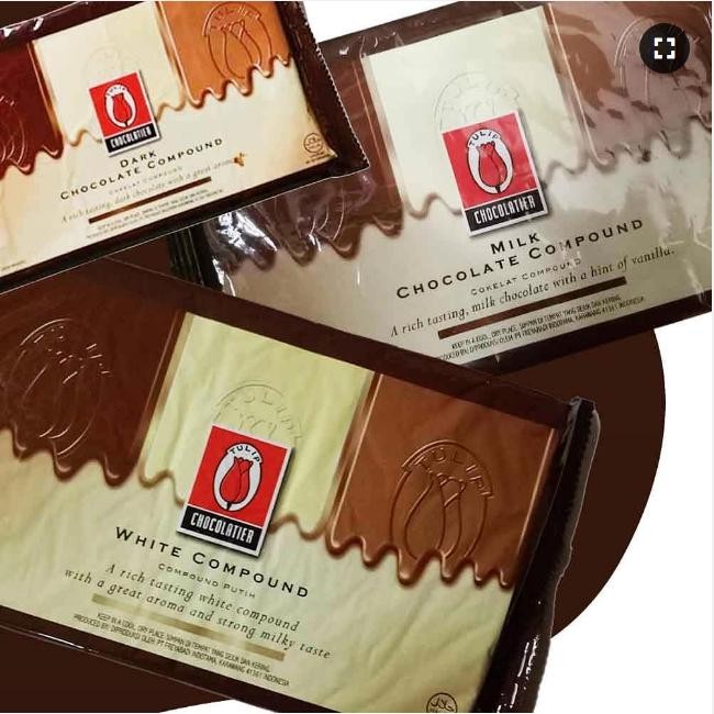 

JTTOP" TULIP DARK COMPOUND 1KG TULIP COKLAT BATANG COKLAT MASAK