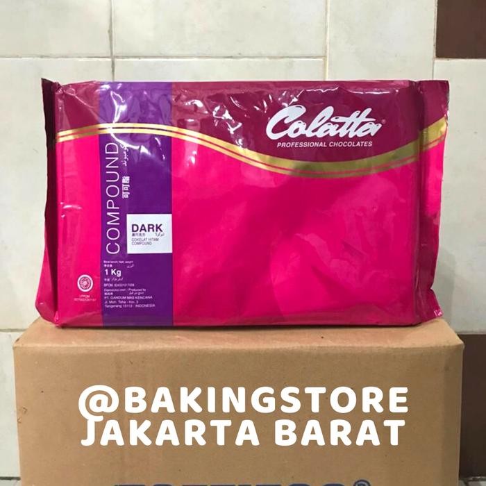 

JTTOP" COLATTA DARK CHOCOLATE COMPOUND COKLAT BATANG 1KG