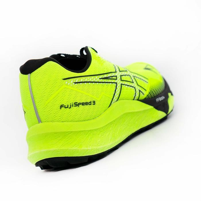 Sepatu Trail Running ASICS Fujispeed 3 Safety Yellow Black