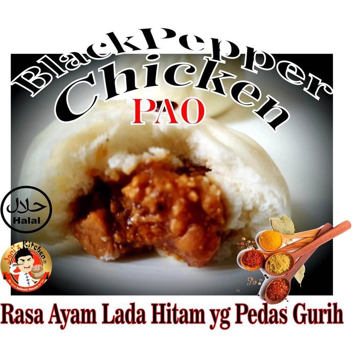 

JTTOP" BAKPAO AYAM LADA HITAM BLACK PEPPER CHICKEN PAO