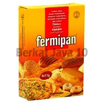

JTTOP" FERMIPAN SACHET INSTANT YEAST RAGI INSTAN BOX (4X11GRAM) MURAH