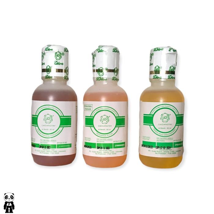 

JTTOP" DIVA CAKE BREAD SOFTENER BAHAN PELEMBUT KUE DAN ROTI 60ML