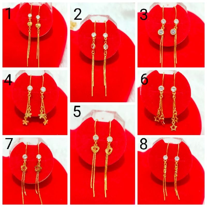 ANTING JURAI PERAK 925 LAPIS EMAS 24K