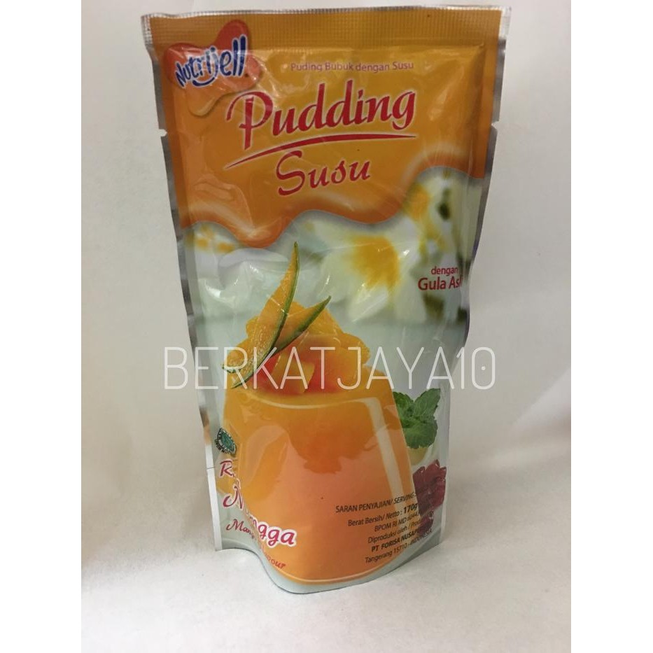 

JTTOP" PUDDING SUSU NUTRIJELL MANGGA PUDING BUBUK NUTRIJEL INSTANT 170GR
