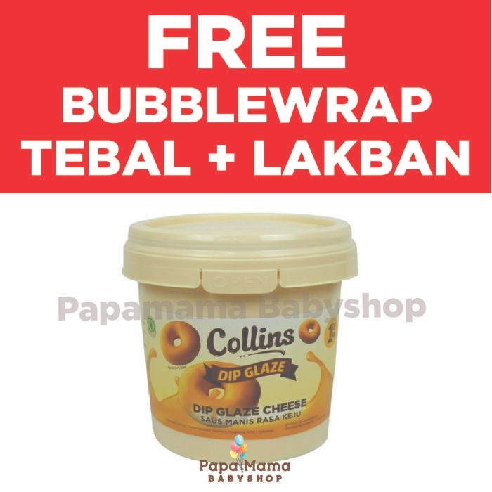

JTTOP" COLLINS COLINS DIP GLAZE SELAI TOPPING DONAT BOLU KUE 1KG