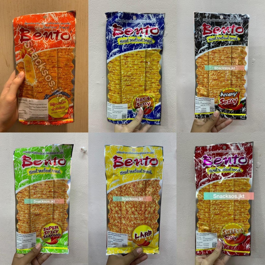 

Mamam_Asoy Bento Squid Seafood Thailand Snack Hot&Spicy / Sweet&Spicy / Namprik Thai / Super Spicy