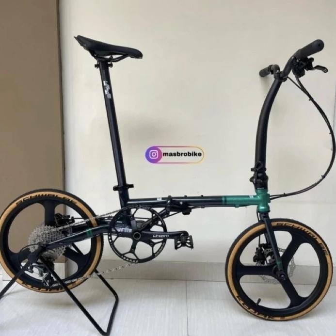 Sepeda lipat Fnhon gust 16 discbrake new rakit