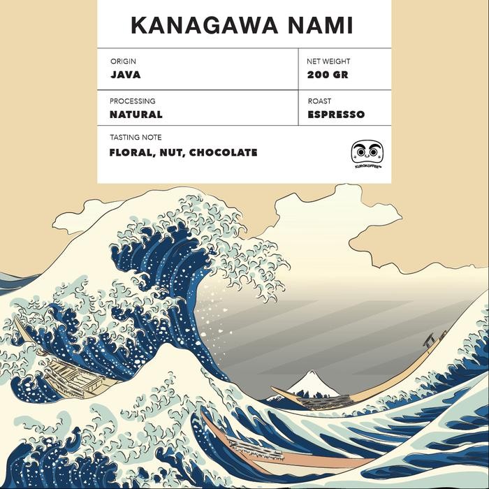 

Kanagawa Nami Coffee Beans for Espresso 200 gr / Biji Kopi Java