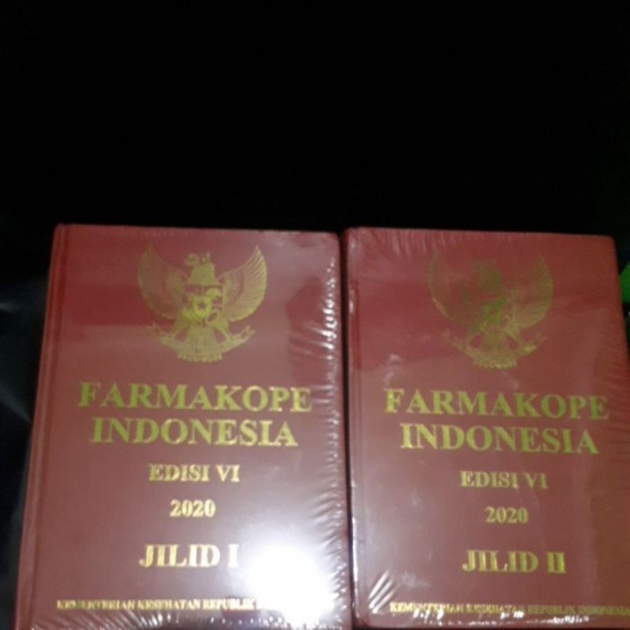 

PAKET BUKU FARMAKOPE INDONESIA EDISI 6 JILID 1& 2