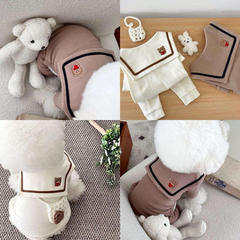 Mio bear korea super soft pajama