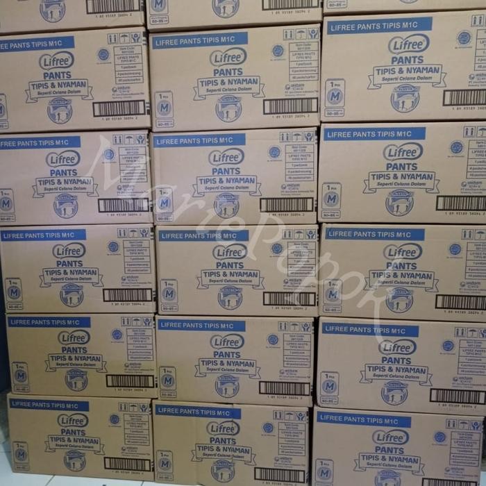 LIFREE POPOK CELANA/POPOK DEWASA (SIZE : M/L/XL) ISI 48 PCS/1 DUS