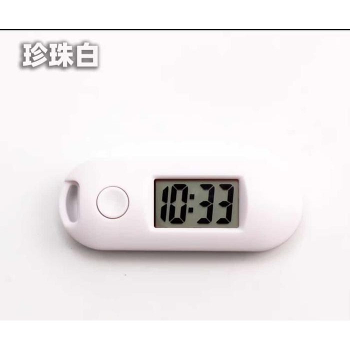 PREMIUM JAM DIGITAL LCD SAKU PORTABLE - JAM KANTONG GANTUNGAN KUNCI