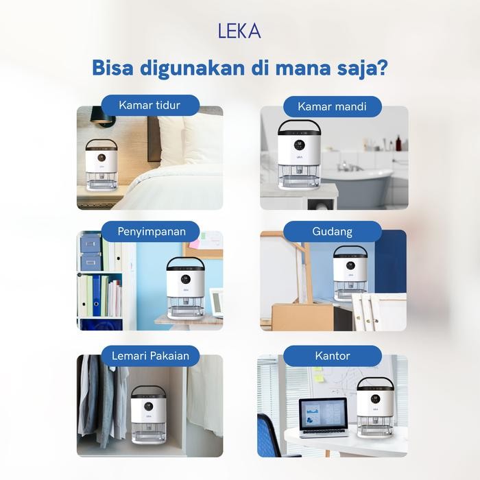 Terlaris Leka Dh6223 Breeze Dehumidifier - Serap Air Penyerap Kelembaban
