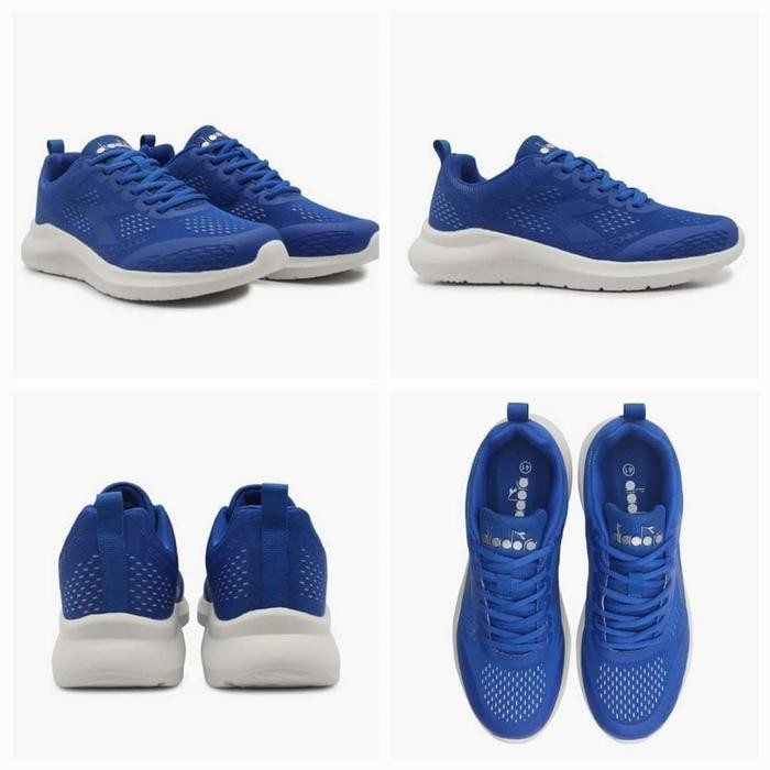 SALEEE 100% Original Sepatu Lari Pria Diadora Flona Blue