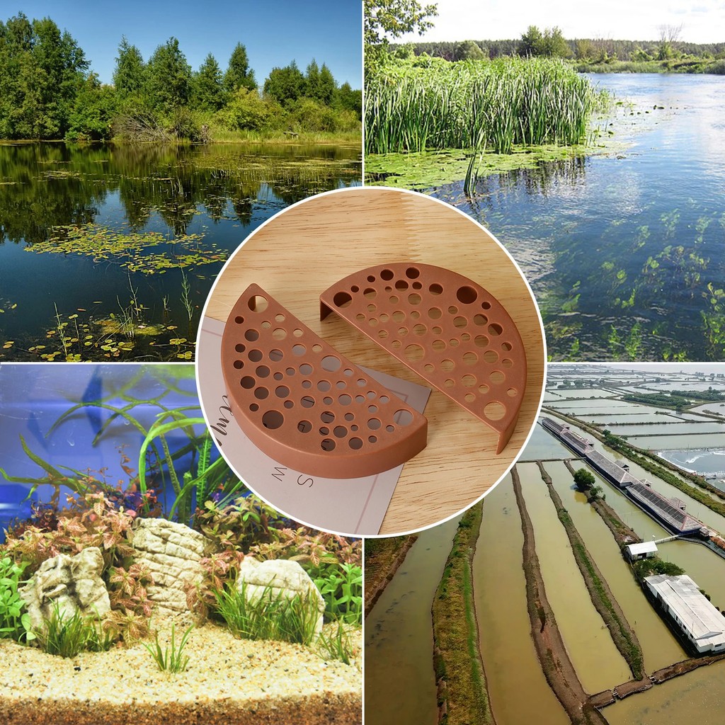 2Pcs Shrimp Protector Plastic Shrimp Breeding Shelter For Fish Tank Aquarium Fish Pond Hide Shelter