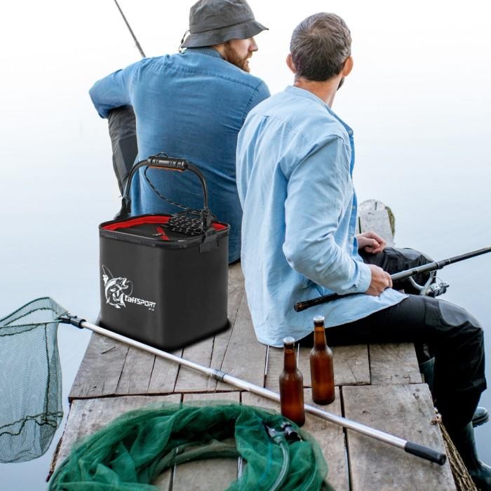 Box Umpan/Kotak Umpan Udang Idup/Kotak Umpan/Airator/Pancing - Lipat