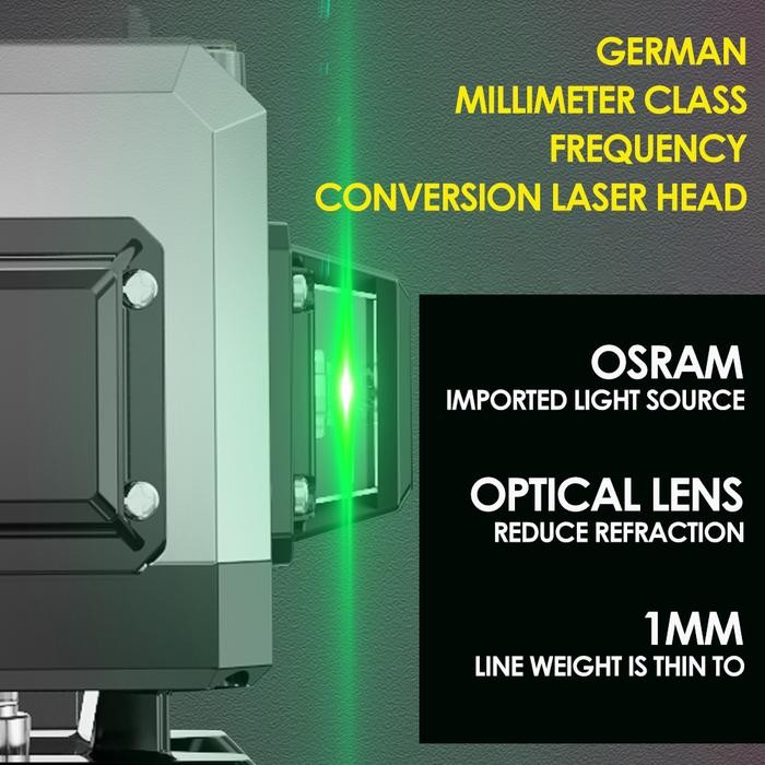 

Bricks - Laser Bangunan Waterpass Laser Waterpass Laser Laser Level 4D 16 Line Waterpass Laser