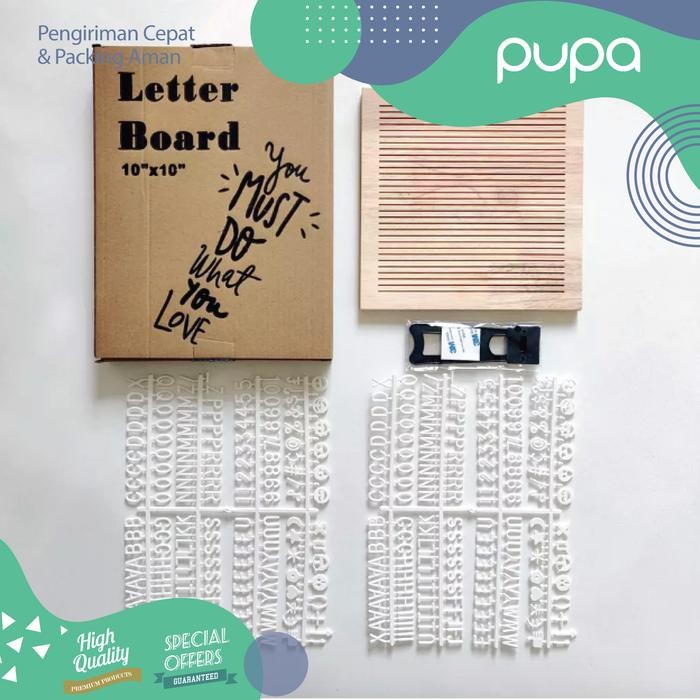 

Bricks - Wood Letter Board Set / Papan Kayu Huruf Dekorasi Diy, Papan Nama Bayi