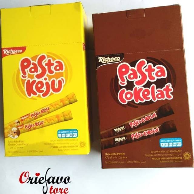 

Desyallshop Richeese / Richoco Pasta Isi 30 Pcs