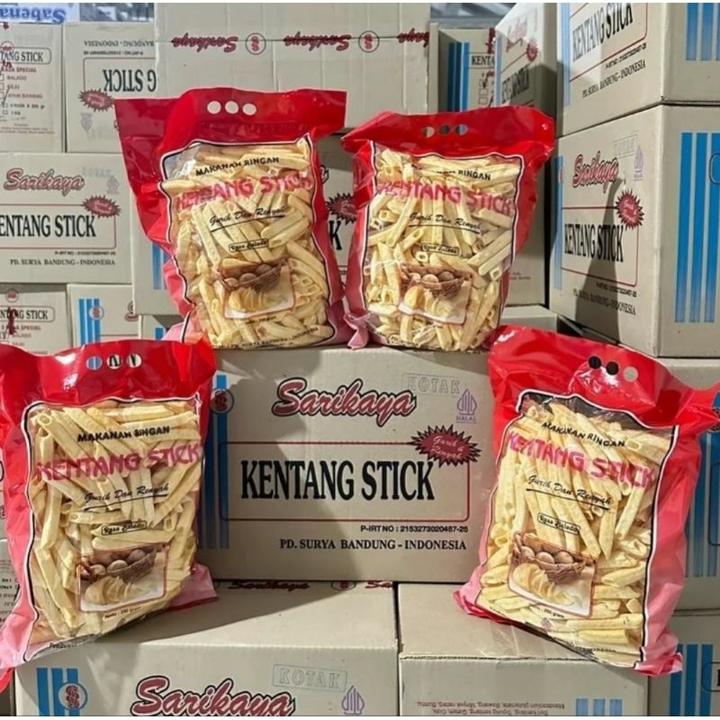 

Andrianbijaksana Stick Kentang Premium Sarikaya / Stik Kentang Isi 4 Karung/Bag @250Gr