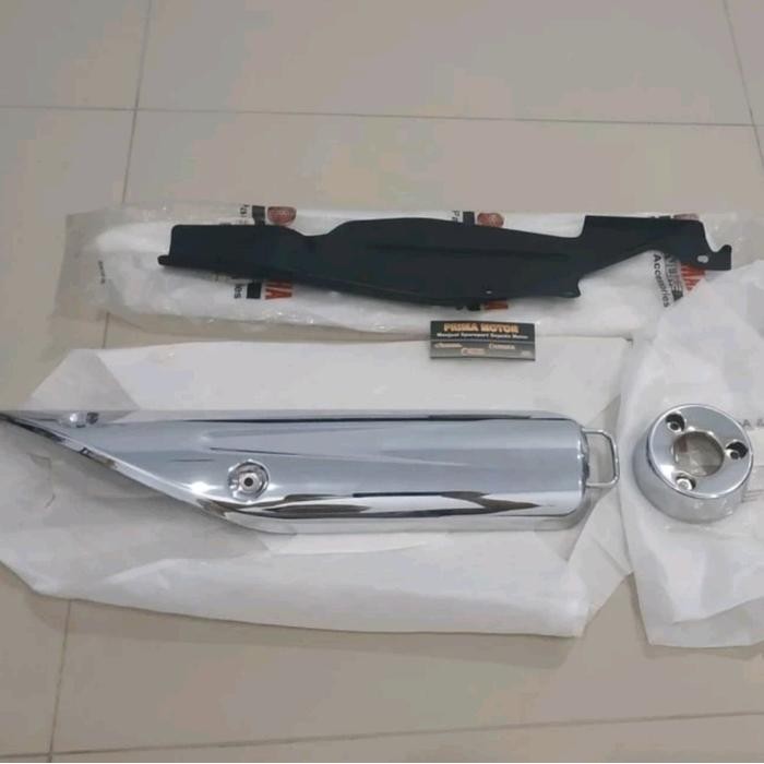 PREMIUM FANTASY KNALPOT PEREDAM RX KING PELINDUNG KNALPOT NEKEL RX KING ORI