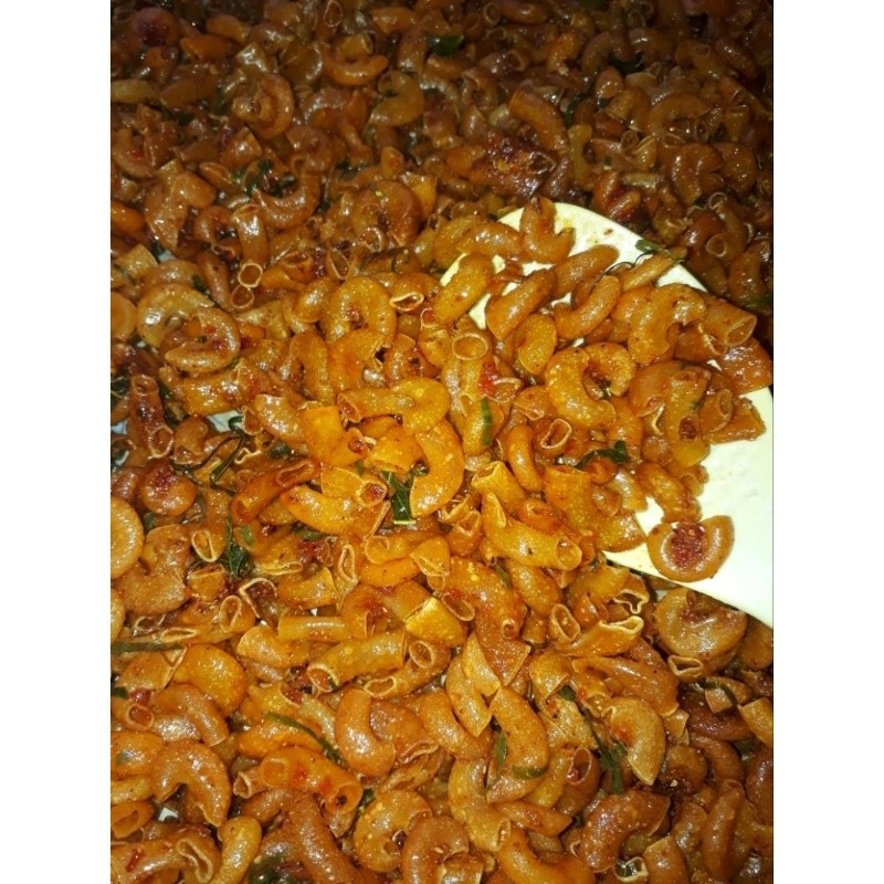 

Andrianbijaksana Makaroni Pedas Original Balado Daun Jeruk/Makaroni Pipa/Makaroni Goreng/Makaroni